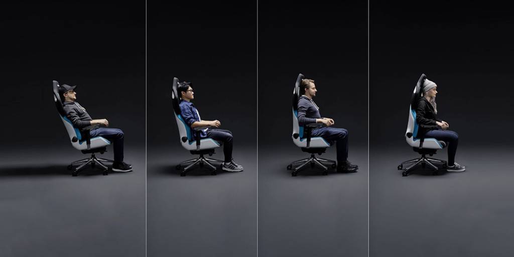 Sitzpositionen des RECARO Exo Gaming Stuhls